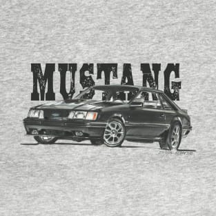 80's Mustang hand drawing T-Shirt